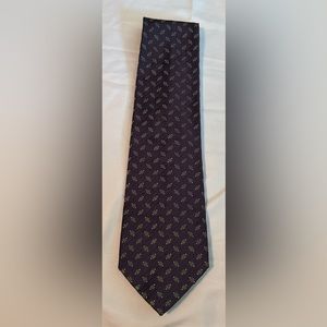 Dormeuil Paris-London Men’s Tie Navy / Green